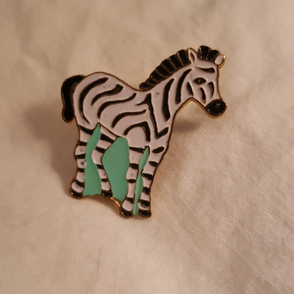 3/$20 pin sale!!  Zebra Enamel Pin
